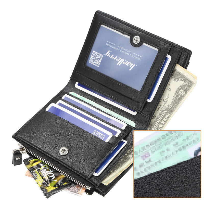 Handy Casual Zipper Multifunctional Men's Wallet