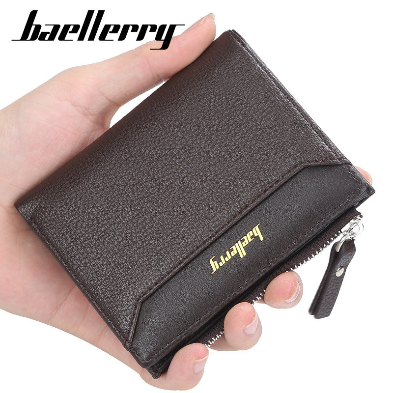 Handy Casual Zipper Multifunctional Men's Wallet