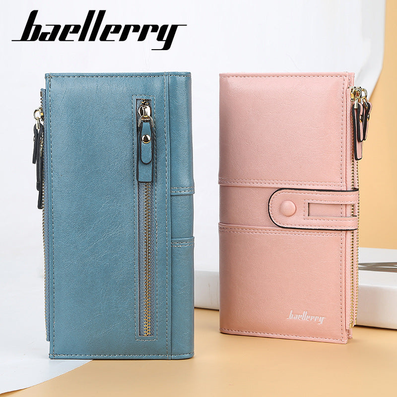 Women's Multifunctional Long Buckle Wallet