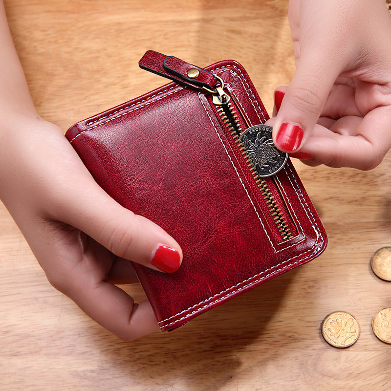 High Quality Multi-Functional Thin Women's Mini Wallet