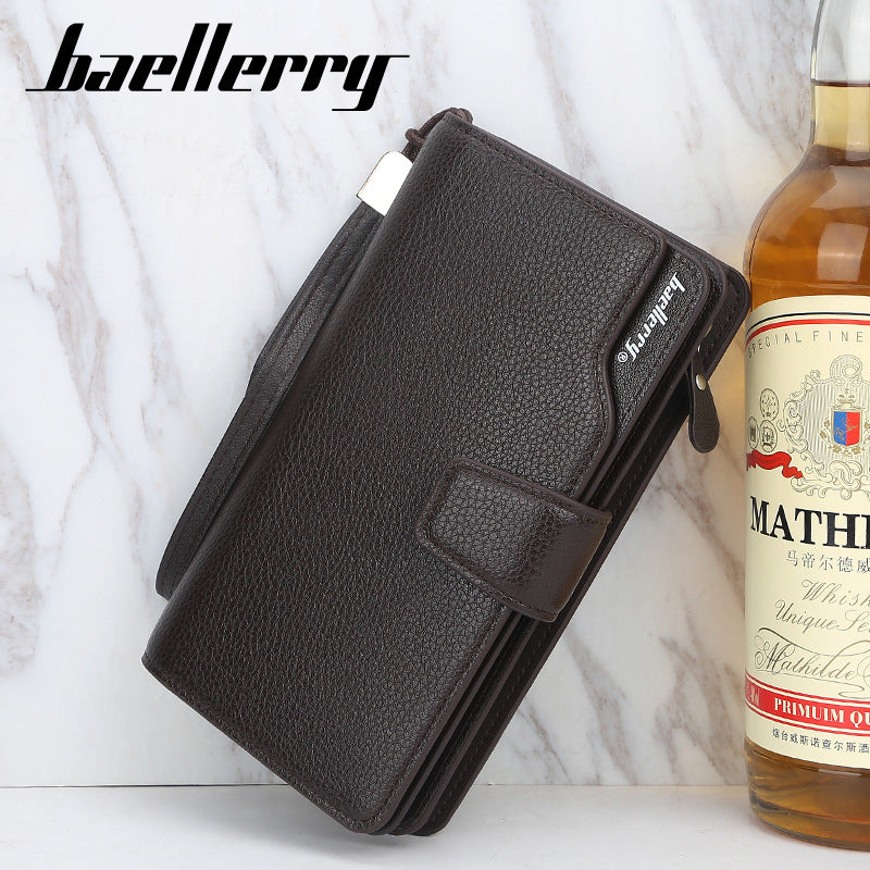 Men's wallet Mobile Phone Clutch Bag with Zipper