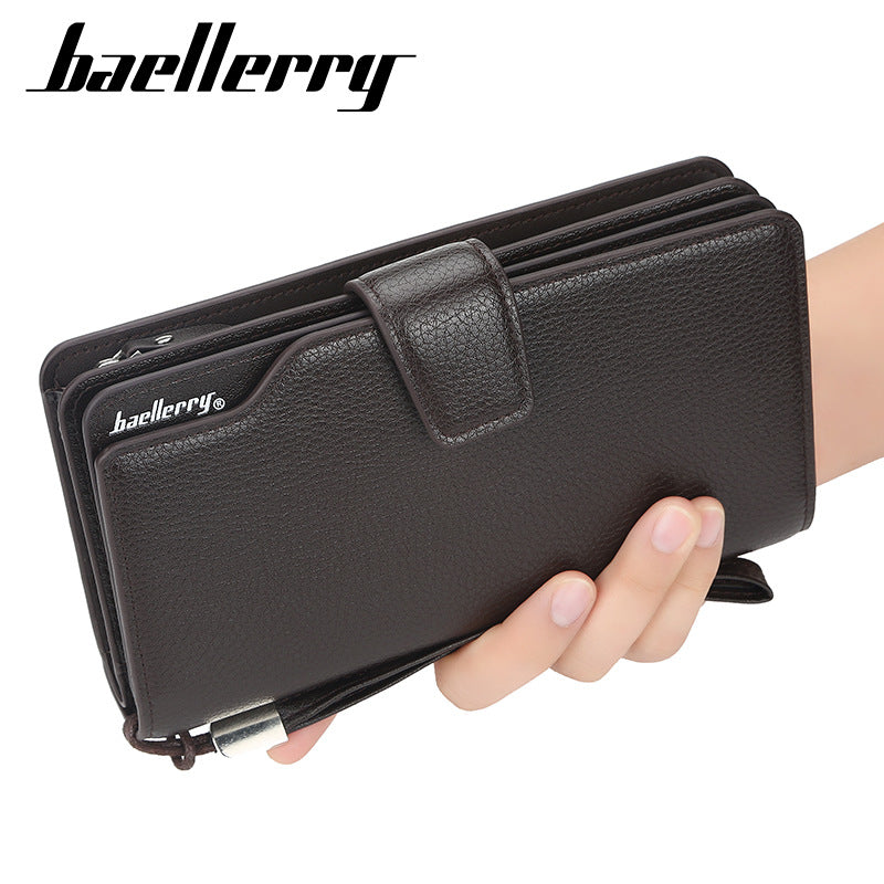 Men's wallet Mobile Phone Clutch Bag with Zipper