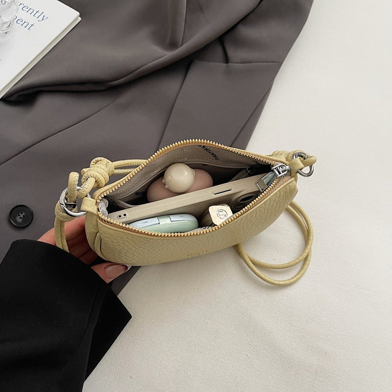 Korean Style Trendy High End Lychee Pattern Shoulder Bag
