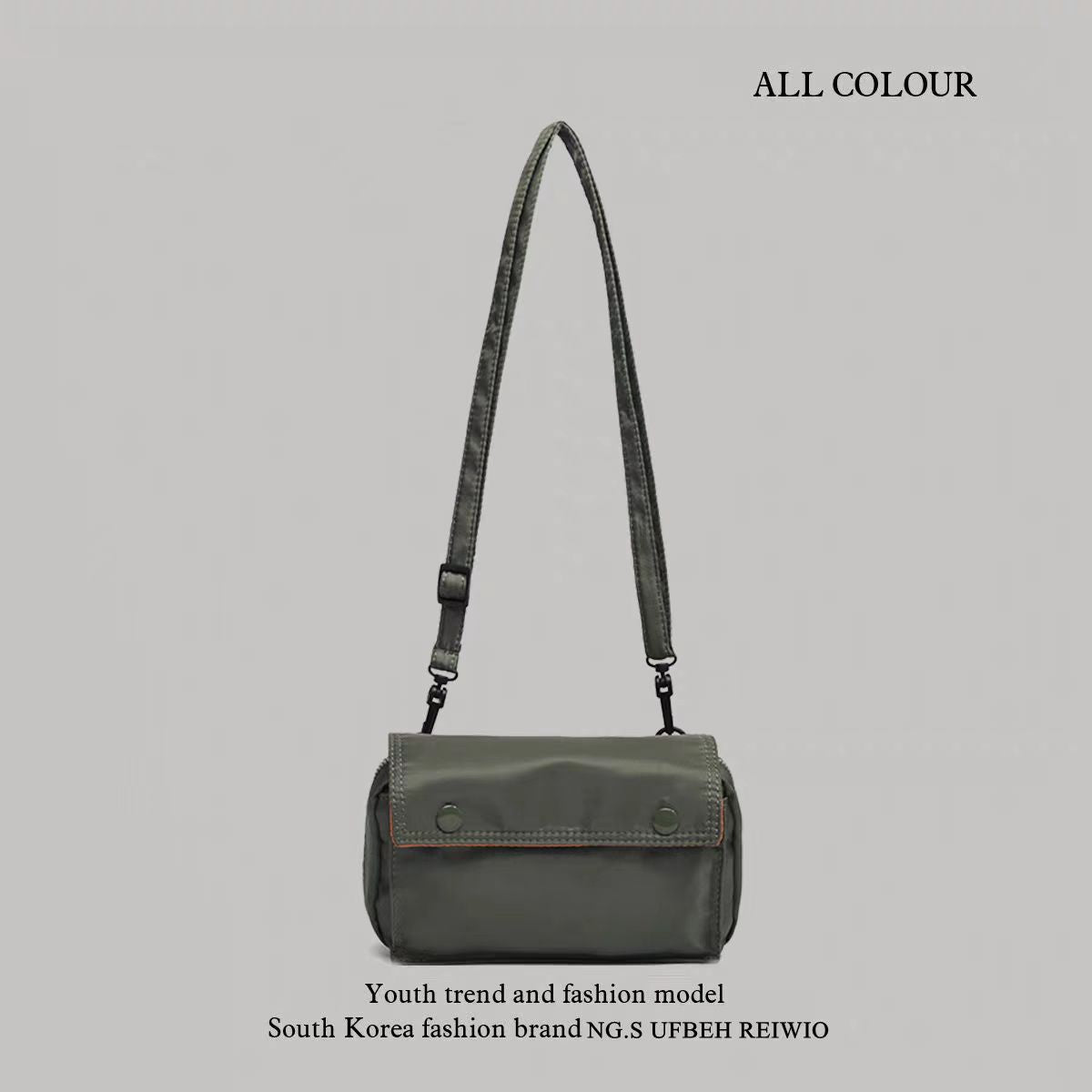 Japanese Classic Tanker Crossbody Bag | Lightweight Nylon Shoulder Bag
