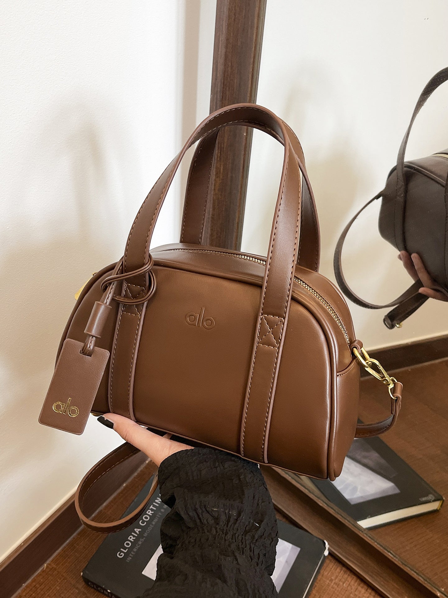 Luxury Womens Boston Handbag | Premium Retro Shoulder & Crossbody Pillow Bag