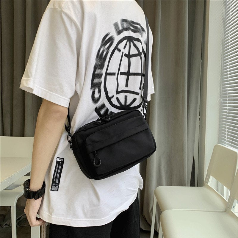 Japanese Style Lightweight Crossbody Shoulder Bag | Unisex Casual Travel Messenger Bag