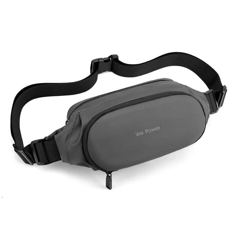 Mens Waterproof Waist Bag | Korean Style Crossbody Chest Bag for Travel & Outdoor