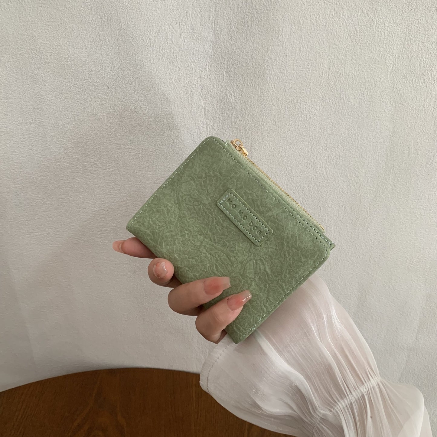 New Korean version of student retro folding wallet for women