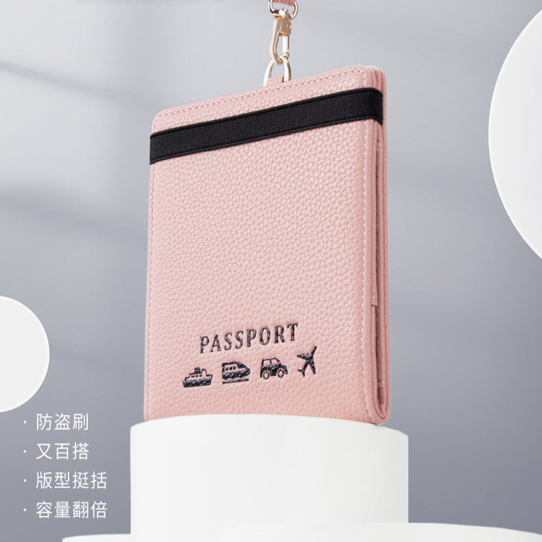 Portable Halter Neck multi Function Passport Holder