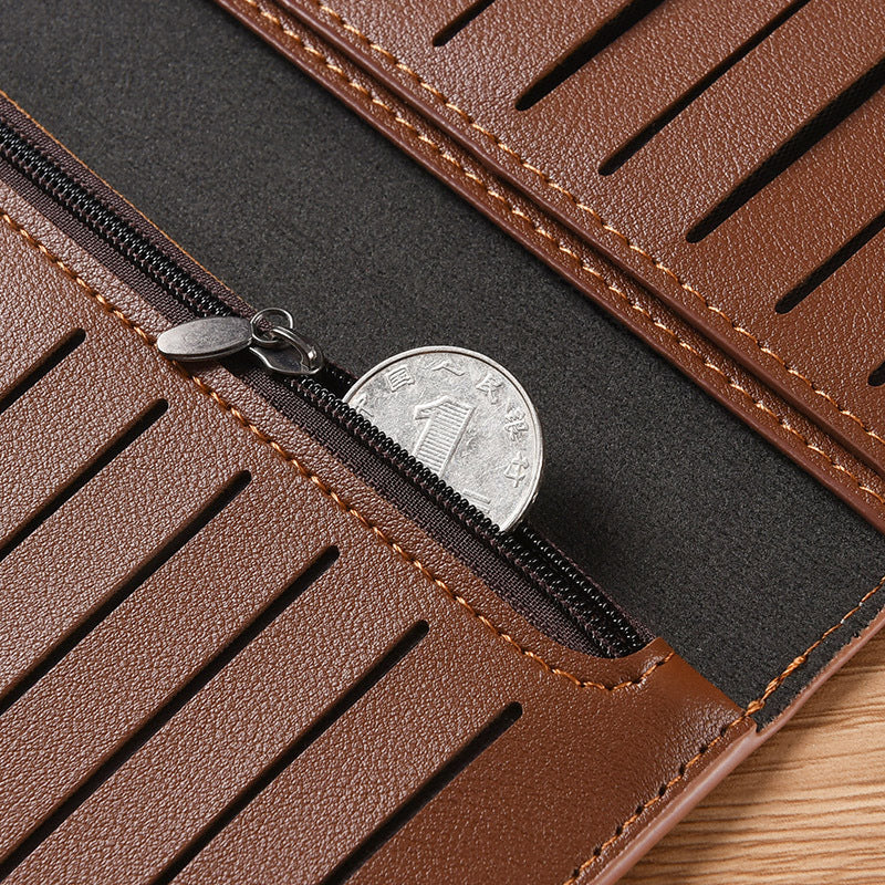 Multi-function Long and Large Capacity Men's Business Wallet