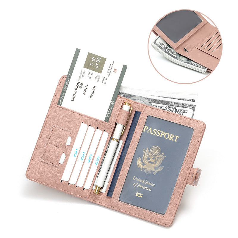 Lightweight RFID Protected Passport and Ticket Holder Wallet