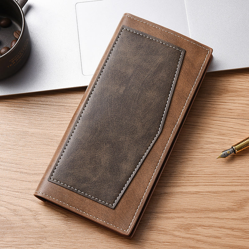 Multi-function Long and Large Capacity Men's Business Wallet
