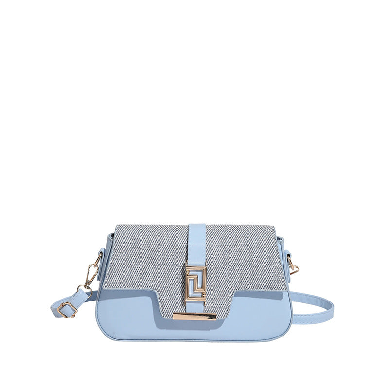 Womens Premium Saddle Crossbody Bag | Korean Style Small Shoulder Handbag