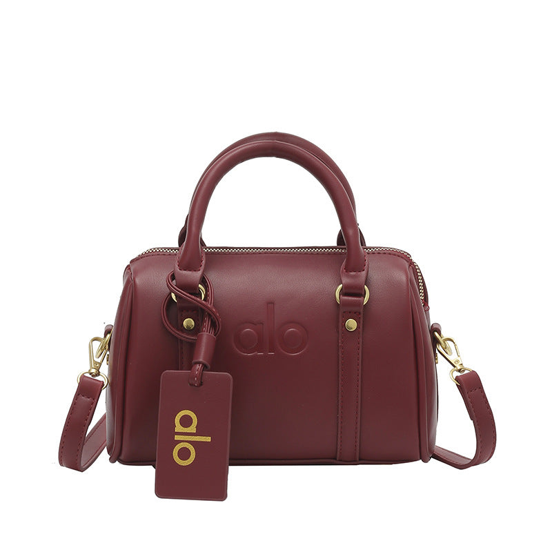 Luxury Retro Boston Handbag for Women | Premium Crossbody & Shoulder Bag