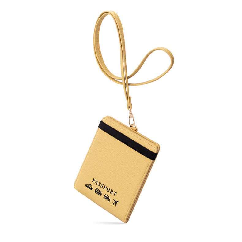 Portable Halter Neck multi Function Passport Holder