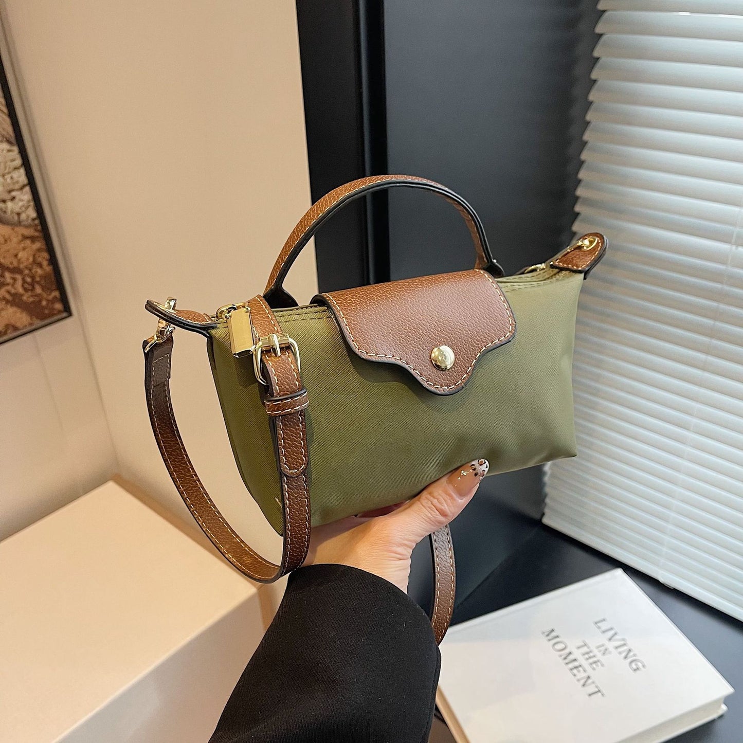 French Style High End Shoulder Crossbody dumpling Bag