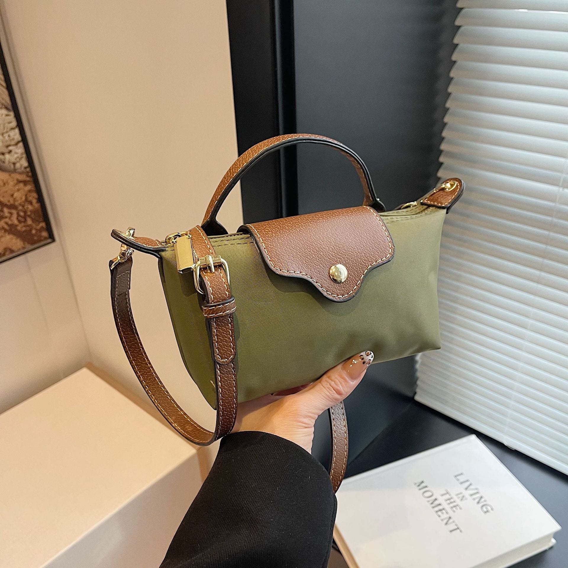 French Style High End Shoulder Crossbody dumpling Bag