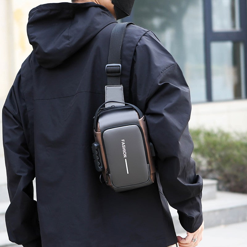 Wear-Resistant Anti-Theft Crossbody Sling Bag | 8-Inch Urban Chest Bag