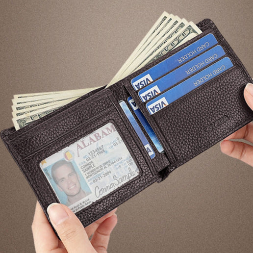 Horizontal Thin and Soft High End Men's Wallet