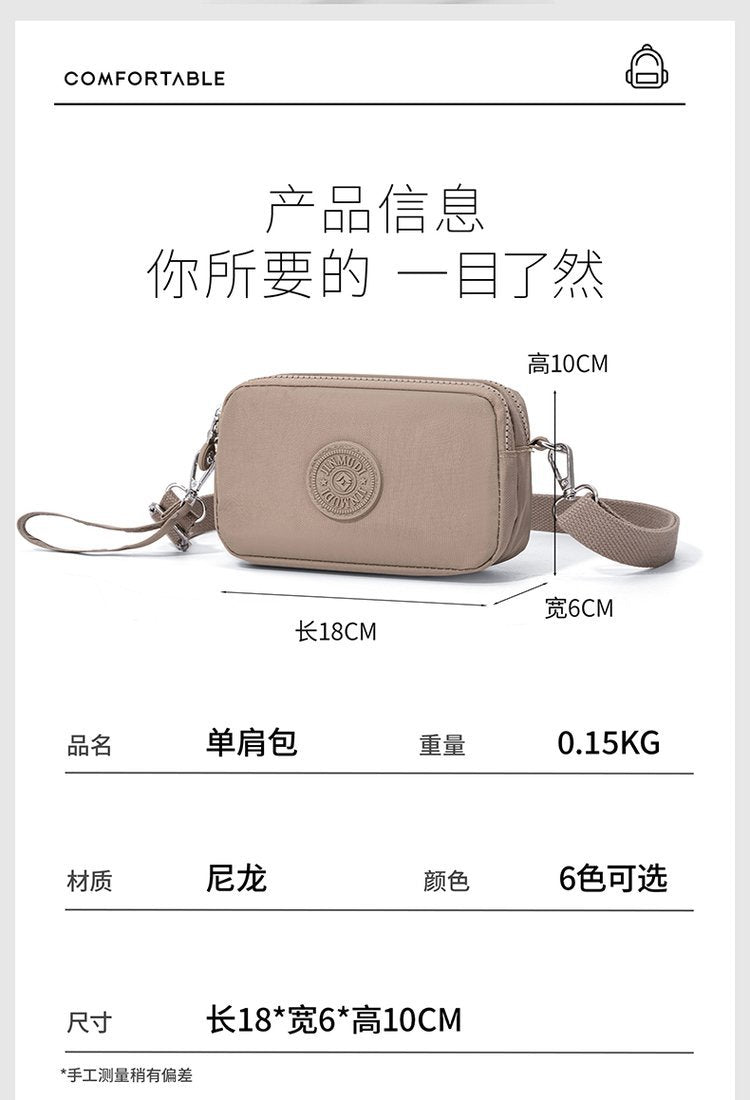 Fresh Candy Color Womens Crossbody Bag | Lightweight Mini Shoulder Bag