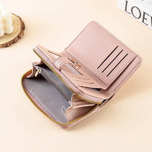 Multi Functional High End Buckle Wallet for Women