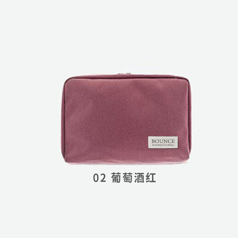Korean Style Waterproof Thick Nylon Cloth Stationery Bag