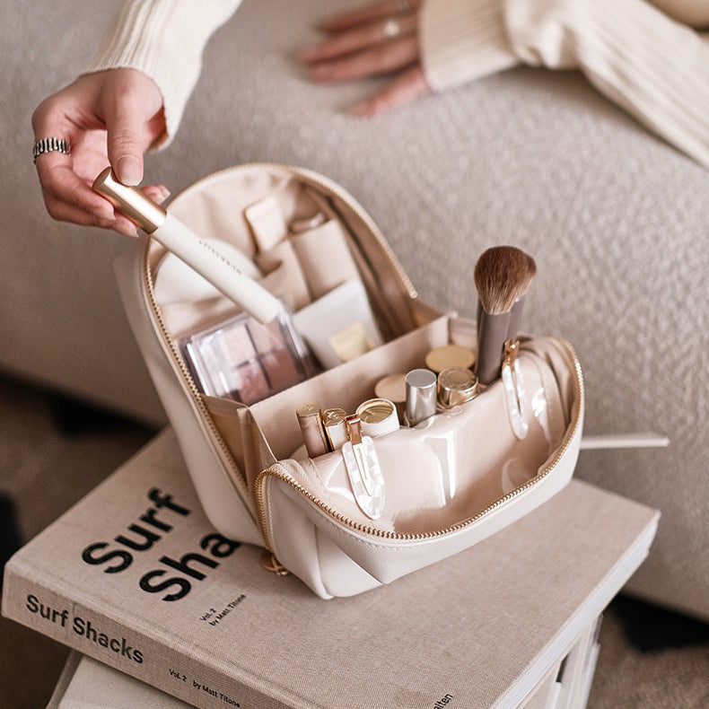 Egg Shaped Large Capacity Portable Makeup Storage Bag