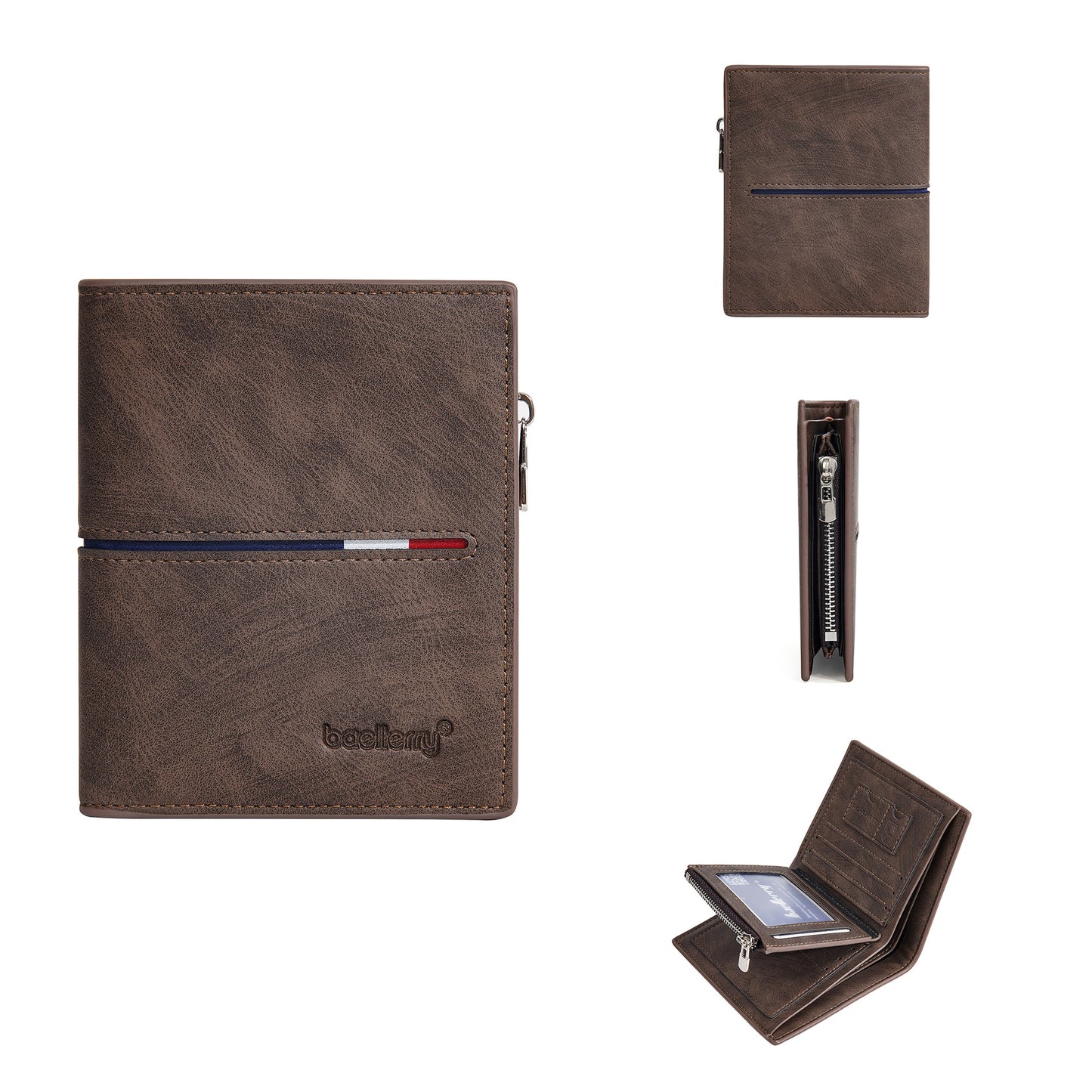 Casual Multi Functional Zipper Wallet for Men