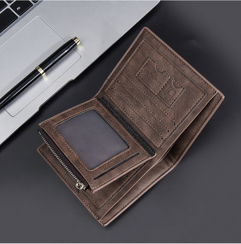 Casual Multi Functional Zipper Wallet for Men