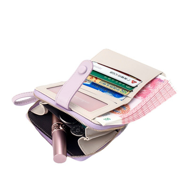 Multi Slot Bi Fold Floral Women's Wallet