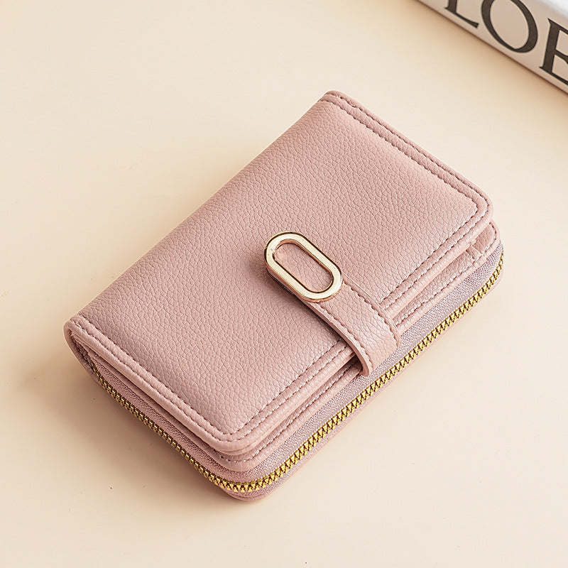 Multi Functional High End Buckle Wallet for Women
