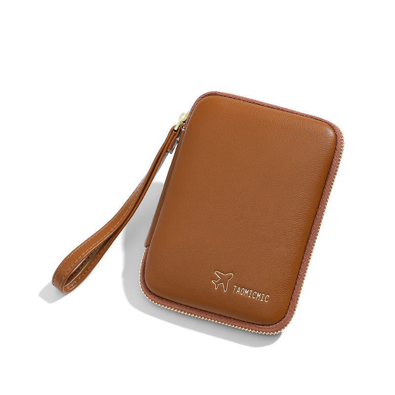 Korean Style Multi-functional Passport Protection Hanging Wallet