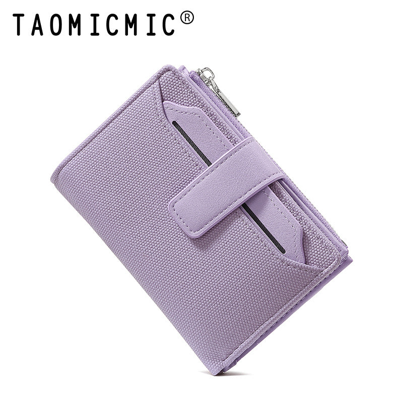 Canvas Pattern High End PU leather Women's Wallet