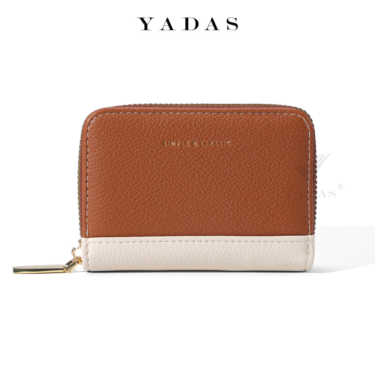 Compact Handy Wallet for Female with Zipper