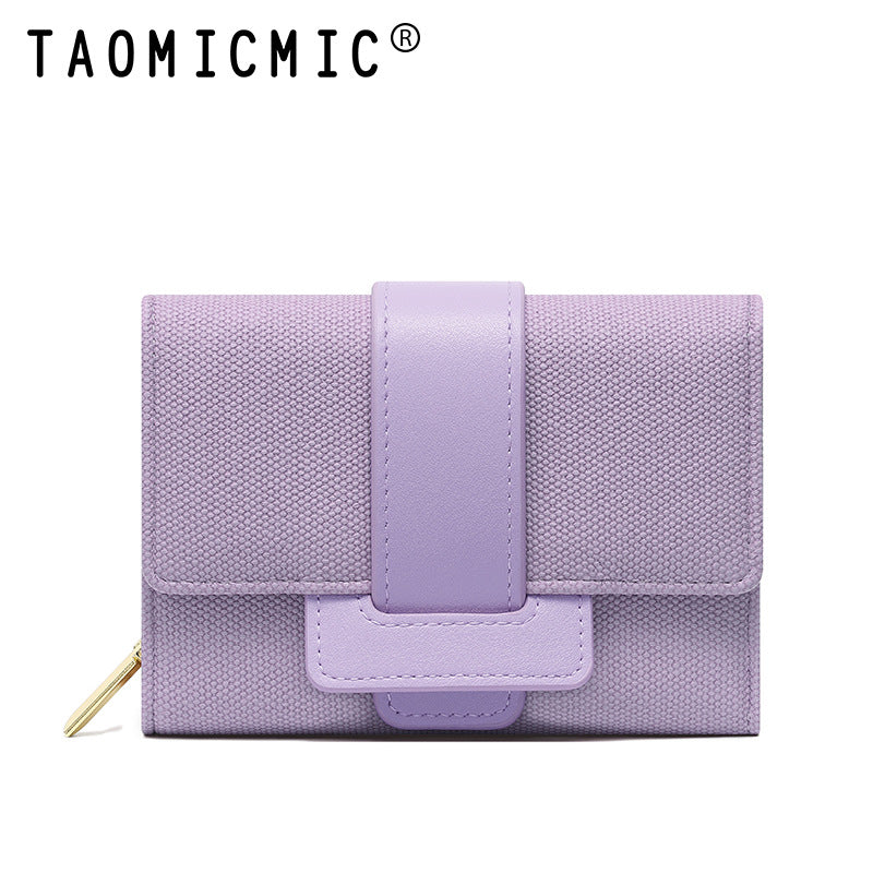 Tri Fold Handy Women's Wallet with Coin Chamber