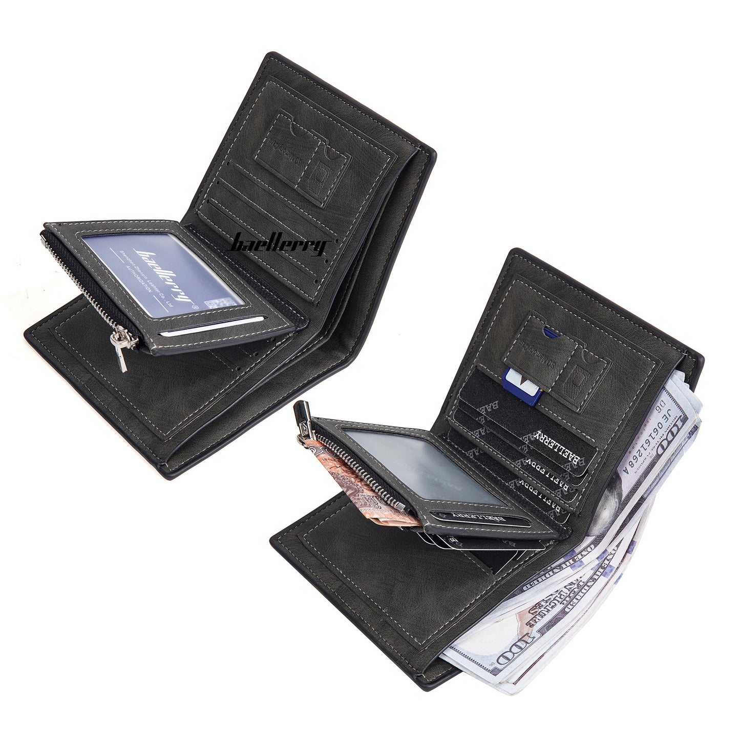 Casual Multi Functional Zipper Wallet for Men