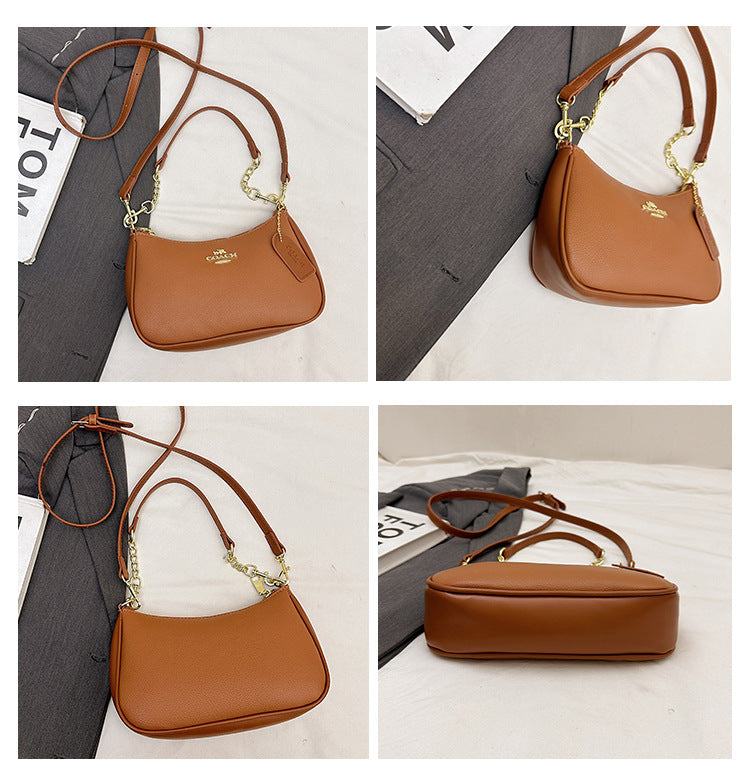 Luxury Womens Chain Shoulder Bag | Premium Underarm Crossbody Handbag