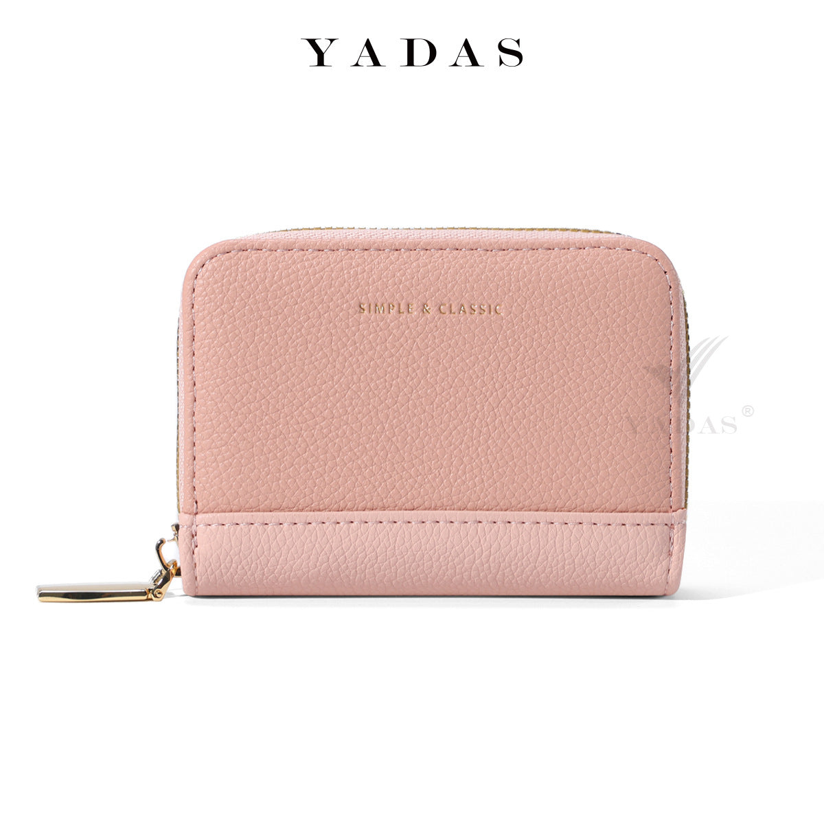 Compact Handy Wallet for Female with Zipper