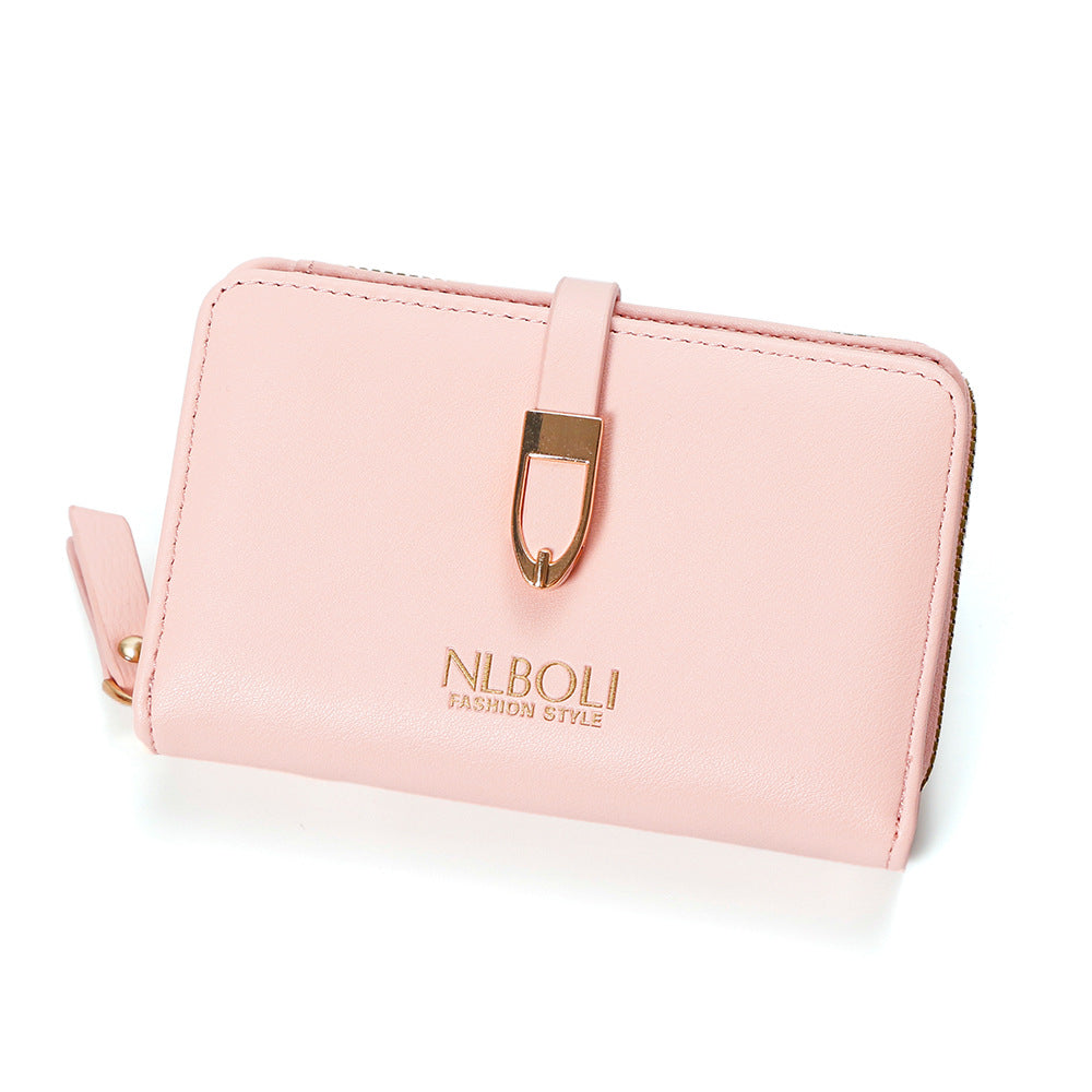 Large Capacity Daily Use High Quality Women's Zipper Wallet