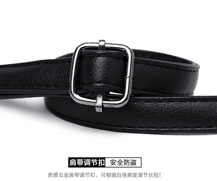Versatile Solid Color Cylinder Shape Women's Shoulder bag