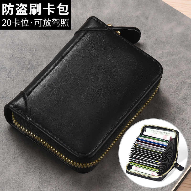 Multi card Holder Case With Zipper