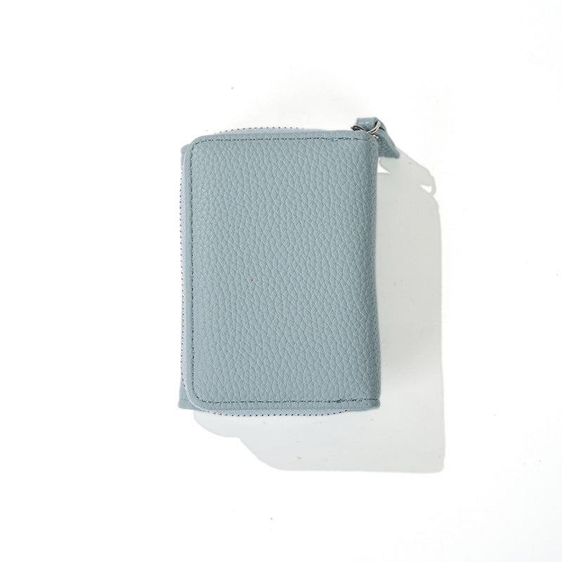 Multi-function High Quality Zipper Short Wallet for Women