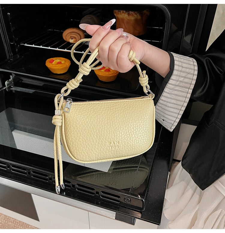 Korean Style Trendy High End Lychee Pattern Shoulder Bag