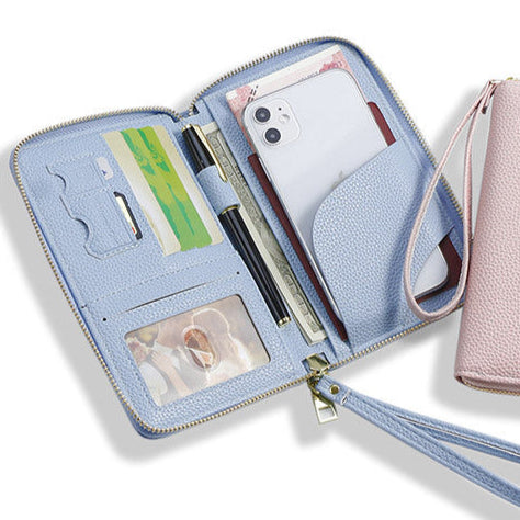 High Quality Multifunctional Passport Protective wallet with Zipper