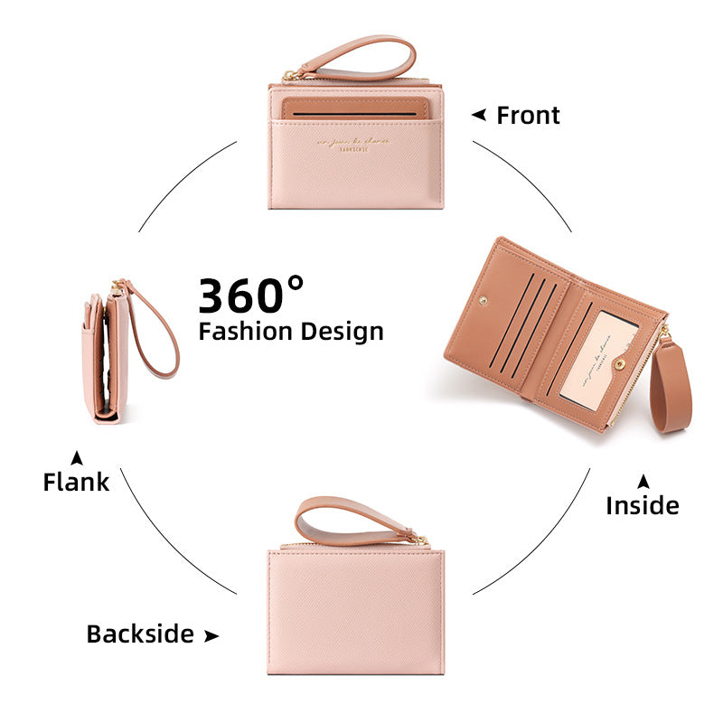 Bi Fold Compact High End Ladies Wallet