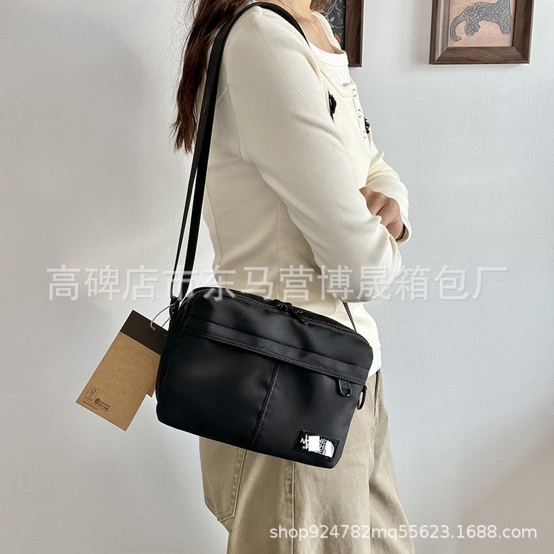 Utility Mini Crossbody Bag for Women Multi-Pocket Oxford Shoulder Bag