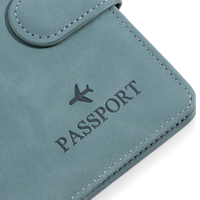 RFID Protected Multi Functional Passport Holder Wallet