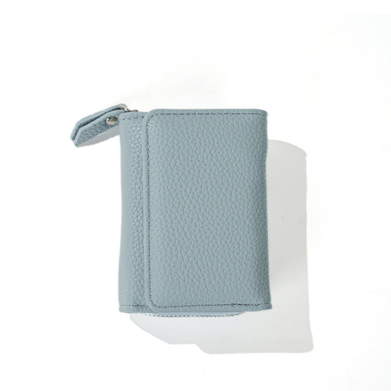 Multi-function High Quality Zipper Short Wallet for Women