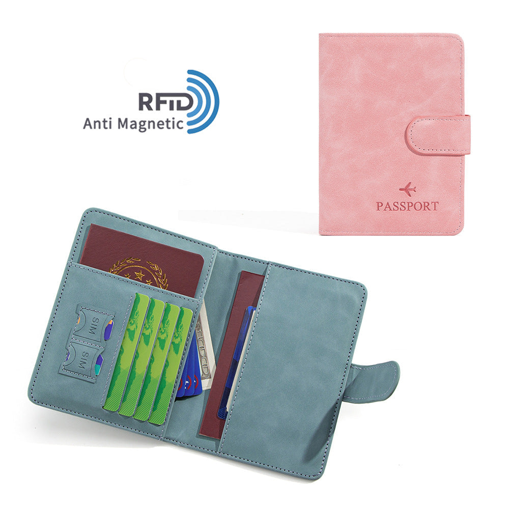 RFID Protected Multi Functional Passport Holder Wallet