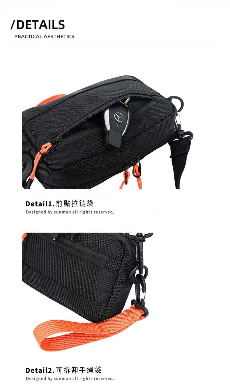 Unisex Mini Crossbody Sling Bag | Lightweight Casual Everyday Shoulder Bag